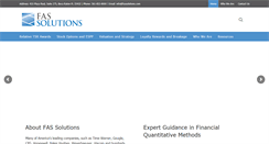 Desktop Screenshot of fassolutions.com